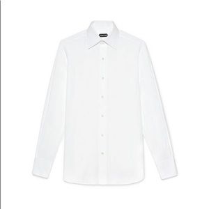 Tom Ford Men's Classic-Collar Poplin Dress Shirt